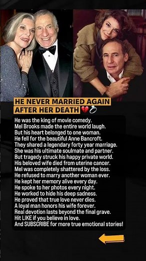 Mel Brooks Remained Devoted To His Wife