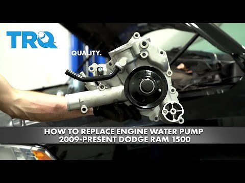 How To Replace Engine Water Pump 2009-2018 Ram 1500