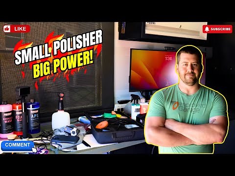 Clover 3" Mini Polisher Review & Test | Compact Dual Action Polisher | Improved Garage