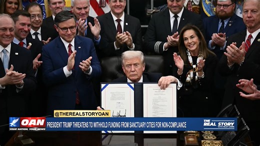 Defund Sanctuary Cities Charles “Big Angry" Adams joins Riley Lewis on The Real Story with Riley Lewis for a discussion about President Trump’s plan to defund sanctuary cities- highlighting how these cities must be held accountable for protecting dangerous people. Watch The Real Story Here: https://live.oann.com/home.ktv?utm_source=socials&utm_medium=social media&utm_campaign=fb | One America News Network