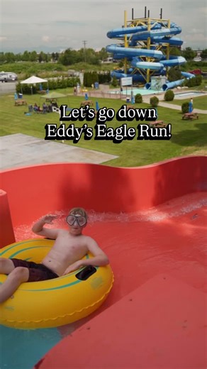 Let’s ride down Eddy’s Eagle Run together! Jump into a tube and journey with Eddy through 320’ of rushing cascades! - 📍 Tsawwassen (30 mins from Vancouver) 🕚 Hours: 11AM–6PM daily 🎟️ Tickets: $41.99 GA | $32.99 Twilight (3–6PM) 👶 Bonus: Kids 3 & under are free! 🌊 Attractions: Slides, pools, splash zones 🍔 Amenities: Food, treats, cabanas 💻 Booking: www.bigsplashwaterpark.ca | Big Splash Water Slide Park