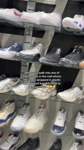 Shopping for Expensive Shoes at the Mall