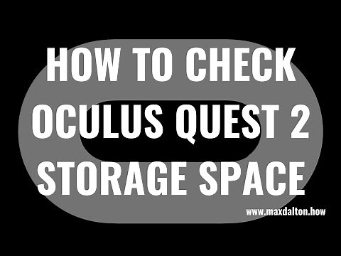 How to Check Oculus Quest 2 Storage Space