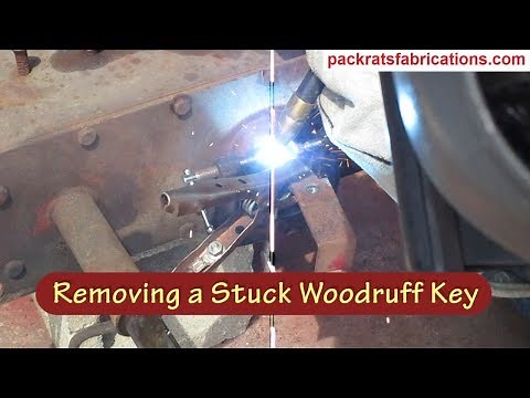 Stuck Woodruff Key Removal
