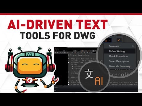 Al-Driven Text Tools for DWG and MTEXT Improvements in ARES Commander
