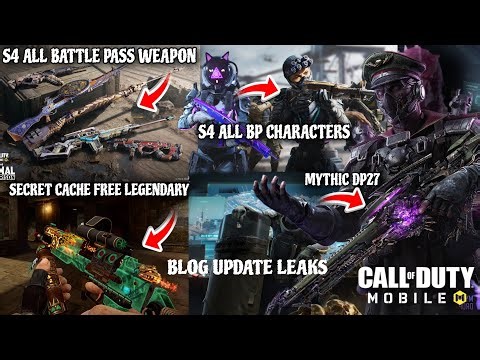 Season 4 Confirmed Tier 1 To 50 All Battle Pass Rewards+Mythic Dp27+Free legendary Leaks Codm 2026