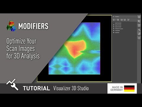 DETECTION SOFTWARE 💡 TUTORIAL [Optimize your Scan Image with Modifiers] Visualizer 3D Studio