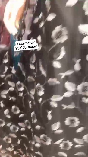 21K views · 157 reactions | Murah meriah Tulle Bordir cuma 75rb/m | Ratna Miae | Facebook