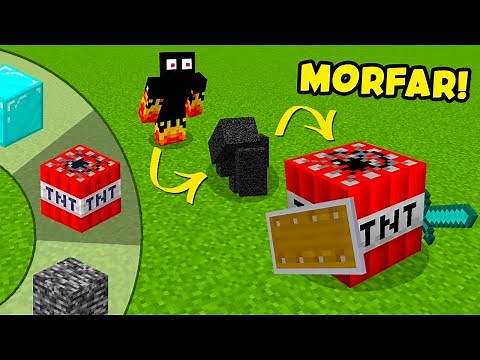 Como se TRANSFORMAR EM QUALQUER BLOCO com MORPH no MINECRAFT