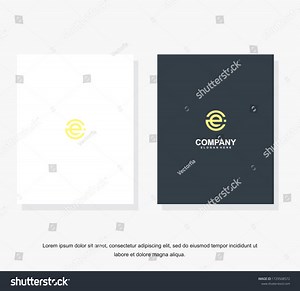 Letter E Logo Business Business Corporate Stock Vector (Royalty Free) 1729508572 | Shutterstock