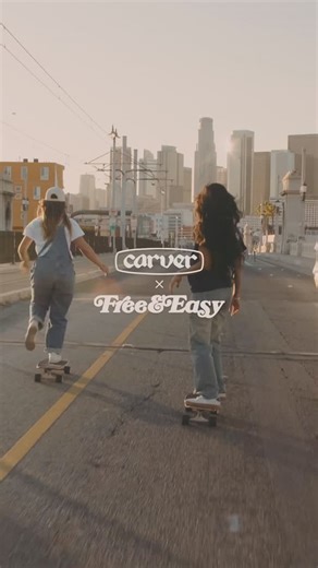 Carver Skateboards on Instagram: "Don’t trip. Surf your skate. The Carver X Free & Easy Collection. Premium surfskates and limited edition apparel and accessories. Available now 🤙 #Carverskate #FreeAndEasy"