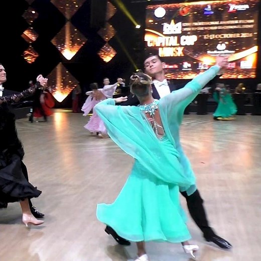 Quickstep. Youth-2 St (Open) 1/2. Capital Cup Minsk 2024 / ballroom dancing