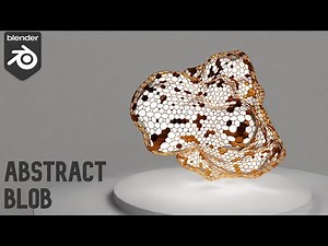 How To Make This Abstract Blob - Blender 3D