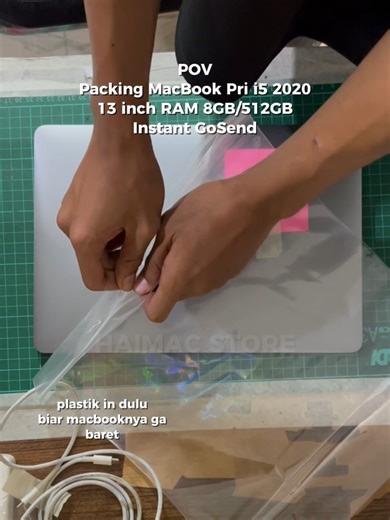 Packing MacBook Pro 2020 i5 8/512 GB - Instant Go-SEND #haimacstore #packingmacbook