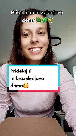 Pridelaj si mikrozelenjavo doma🥬🥦🥰#microgreen #mikrozelenjava #mikrozelenjes#minigreens #vegetable #healthy @MikrozelenjeSebenik