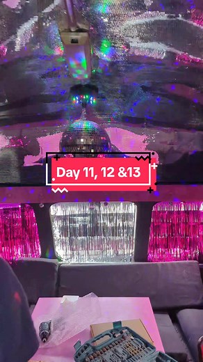 DIY Caravan Transformation for Festival Art: Dolly's Disco Makeover