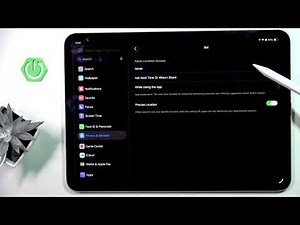 iPad Pro 11 2025 – How to Enable Location Services
