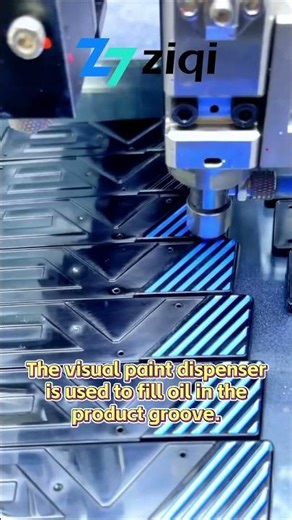 The visual paint dispenser is used to fill oil in the product groove.