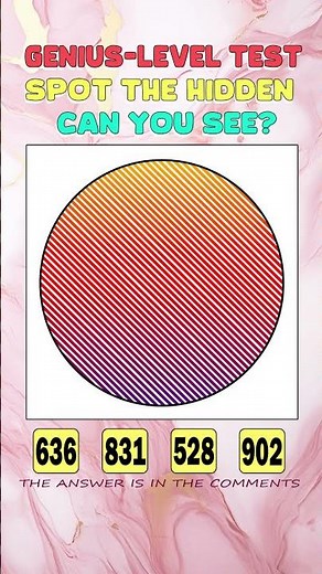 Find The Hidden Number Challenge — Tricky Test Your Eyesight! 👁️