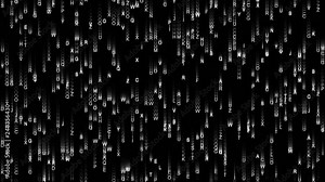 Motion background with streams of letters - matrix effect.MoMotion background with streams of letters - matrix effect.tion background with streams of letters - matrix effect.