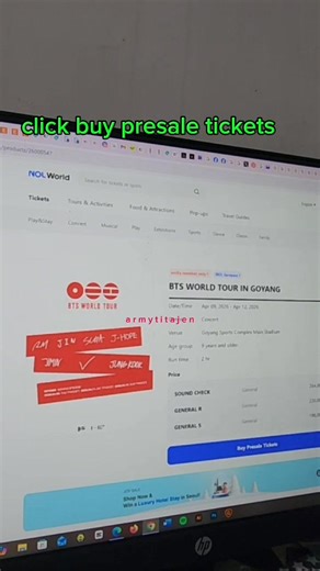 Tutorial: How to verify your BTS ARMY Membership at NOL WORLD for the BTS Concert at Goyang Stadium, South Korea. #BTS #nolworld #verifyarmymembership #btsconcertgoyang #presaleticketsgoyang #armytitajen #tutorial | ARMY Tita Jen