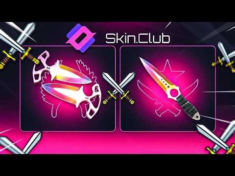 I PULLED VERY INSANE KNIVES ON SKINCLUB ! SKINCLUB PROMO CODE 2026 ! PROMO CODE 2026 ! CS2 2026 !
