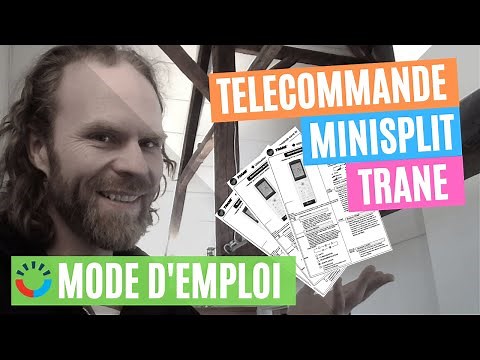 Télécommande de murale Trane : Mode d'emploi (2020)