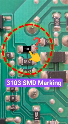 this is how you properly read 3103 SMD Resistor code #smdresistor #electroniccomponents #diy #repair