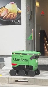 288K views · 2K reactions | 烙 Meet the robots delivering Uber Eats orders in Tokyo. Since Mar 6, the company started trials for robot deliveries in a small area of the city. It hopes to eventually roll out the service more widely in Japan, including to rural areas where residents are older and drivers are scarce. | CNA | Facebook