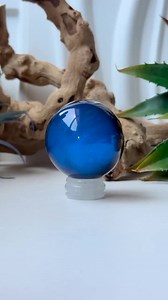 UV Reactive Blue Amber Sphere: Indonesian Collector's Piece - Etsy