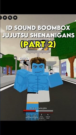 BOOMBOX IDS FOR JUJUTSU SHENANIGANS#jujutsushenanigans #jjkgame #jjs #anime #shorts
