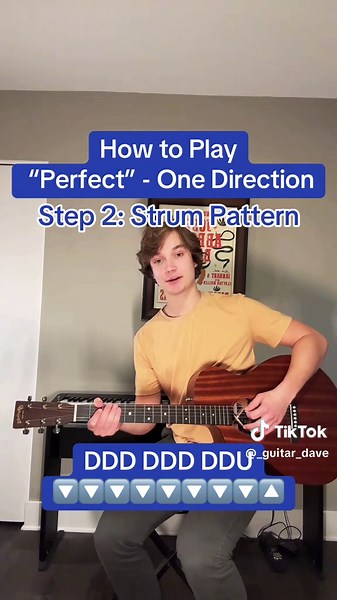 How to Play “Perfect” - One Direction 🎸 #guitartok #guitartutorial #guitar #acousticguitar #guitarcover #musiciansoftiktok #fyp #foryou