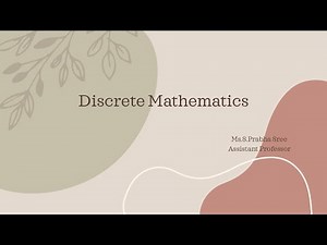 Discrete Mathematics | Quantifiers | SNS Institutions