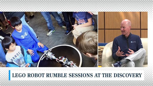 Gear up for battle at the Discovery’s Lego Robot Rumble