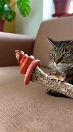 Shocking! Snake vs Mouse — What Will Happen Epic Survival Battle #wildlife #nature #animalfight