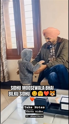 Sidhu moosewala brother Chota sidhu with father Balkaur sidhu | Take notes #sidhumoosewala #shorts