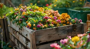 Using Permaculture Principles for Sustainable Organic Farming Through Composting. Concept Permaculture Principles, Sustainable Farming, Organic Agriculture, Composting Techniques