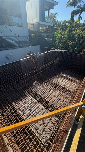 Our new pool build at Nundah is looking so good, even the neighbours are peeking over the fence for approval 👀🐾 | Platinum Aquatics