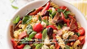 Italian pasta salad recipe