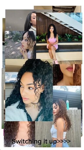 Curls popping, lips talking back, and attitude on 100 💋