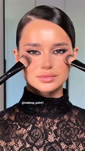 simple and soft makeuptutorial ✨full face glam🍂part makeup🔥#shortsfeed #softglamlook #makeuptutorial