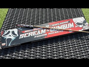 RSD6 Scream/Dumbum rocket : Klasek pyrotechnics : Comet 2 Rockets