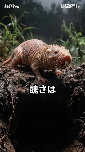 30年死なないネズミの正体#動物雑学 #shorts #ハダカデバネズミ