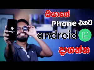 How to install android 12 on your Smartphone | ඔයාගේ Smartphone එකට Android 12 දාමු