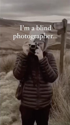 Vision loss makes photography harder but not impossible! #blind #visionloss #photography #shorts
