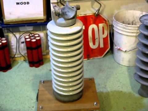 High Voltage Insulators from Utility Poles