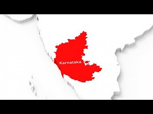 Karnataka Map | कर्नाटक का नक्शा | 3D Map | geography | Aarambh 3D Animation |