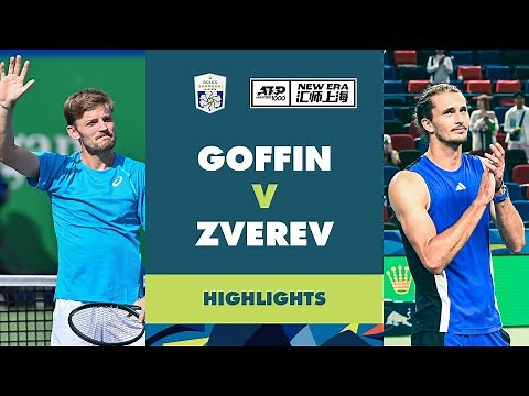 David Goffin vs Alexander Zverev Highlights | Rolex Shanghai Masters 2024