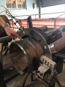 [Hot Item] Plus de puissance Ocs-275 machine de coupe de tuyaux pneumatique à main CNC pour chanfreinage de l'acier