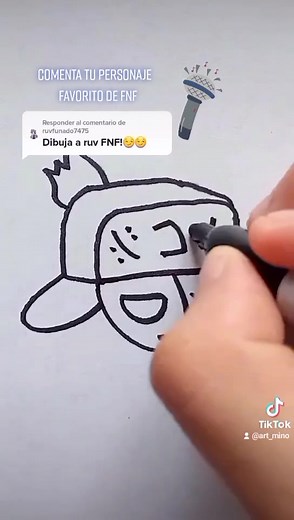 Cómo dibujar personajes de FNF de forma fácil